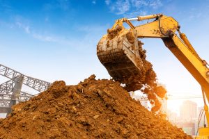 Earth Moving - Caterpillar Excavator
